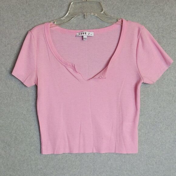 Love J Pink & Teal Crop Tops Size M - Picture 5 of 6